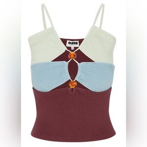 OSIS Nina Top in Raisin NWT